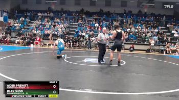190 lbs Quarterfinals (8 Team) - Riley Sund, Ocean Springs, MS vs Aiden Prewitt, Tupelo High School