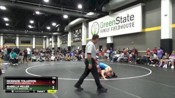 130 lbs Round 1 (16 Team) - Kalynn Lyons, Nebraska Wrestling Academy vs Lainey Schreck, BVWC Blue