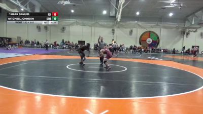 141 lbs Quarterfinal - Mark Samuel, Roanoke College vs Mitchell Johnson, Greensboro