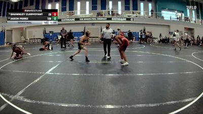 113 lbs Semifinal - Shawnley Clervoyant, Cowboy Wrestling vs Jason Perez, TOWC