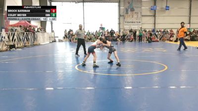 52 lbs Round 5 - 3:00pm Friday - Brock Bateman, PA USA vs Colby Meyer, Iowa Black