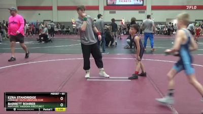 65 lbs Cons. Round 4 - Barrett Rohrer, Northside Takedown Wrestling C vs Ezra Standridge, Lionheart Youth Wrestling Club