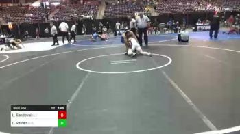 137 lbs Quarterfinal - Landon Sandoval, Silver High School vs Carlos Valdez, Suples WC