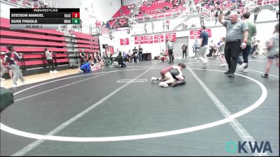 52 lbs Rr Rnd 2 - Stetson Manuel, Blackwell Wrestling Club vs Duke Friddle, Rough Riders