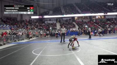 58 lbs Champ. Round 1 - Rockford King, Bobcat Wrestling Club vs Heath McNutt, Abilene