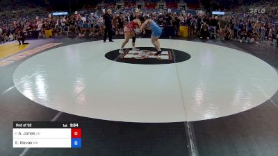 170 lbs Rnd Of 32 - Archer Jones, AR vs Emily Novak, MN