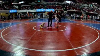 40 lbs Cons. Round 3 - Wrem Hoyer, Belt Little Guy vs Hazel Floyd, Team Champs