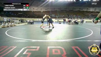 B5A-285 lbs 3rd Place Match - Marley Scott, Chickasha/Verden vs Cruz Young, Carl Albert