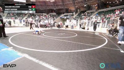43 lbs Semifinal - Walker Williams, Team Tulsa Wrestling Club vs Rhett Hopper, Piedmont
