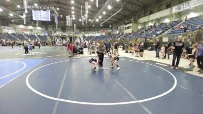 66 lbs Semifinal - David Leite_ Jr., Chatfield WC vs Uriah Lambert, Bear Cave WC