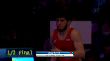 57 kg Semifinal, Zaur Uguev vs Belek Ool Khuzuget