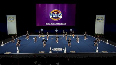 Spring Station Middle School [2021 Junior High Non Tumbling Finals] 2021 UCA National High School Cheerleading Championship