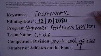 Premier Athletics Clayton - Crux [All Star Youth - Hip Hop] Varsity All Star Virtual Competition Series: Event VII