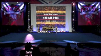 Charles Page High School [2022 Intermediate Coed Varsity Semis] 2022 NCA High School Nationals