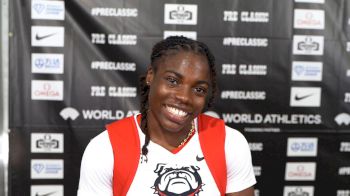 Adejah Hodge Happy But Not Satisfied With 3rd Place Finish in the PRE Classic 100m
