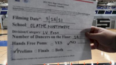 Olathe Northwest High School [Virtual Large Varsity - Pom Prelims] 2021 NDA High School National Championship