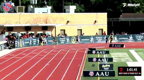 10-Year-Old Omar Thomas Breaks Age Group 400m World Record