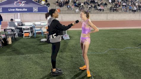 Linden Hall After Capturing the 5000m World Championships Standard and a Big Personal Best