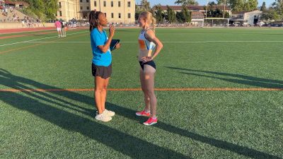 Valerie Constien Talks Motivation Post 1500M Victory