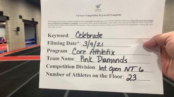 Core Athletix - Pink Diamonds [L6 International Open - NT] 2021 Spirit Festival Virtual Nationals