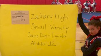 Zachary High School [Game Day Small Varsity] 2020 UCA Louisiana Virtual Regional