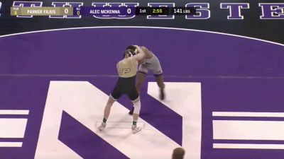 141 lbs Alec McKenna (Northwestern) vs Parker Filius (Purdue