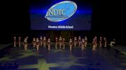 Houston Middle School [2020 Junior High Pom Finals] 2020 UDA National Dance Team Championship