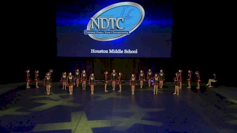 Houston Middle School [2020 Junior High Pom Finals] 2020 UDA National Dance Team Championship