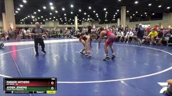 126 lbs Placement Matches (32 Team) - Ayden Jenkins, Team Chattanooga vs Parker Withers, MF Army