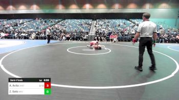 149 lbs Semifinal - Antonio Avila, UNATT-Wyoming vs Zach Sato, Wisconsin-Eau Claire