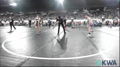 88 lbs Round Of 32 - Quade Charmasson, Bristow Elementary Wrestling Club vs Noah Nicely, Morris Eagle Wrestling Club
