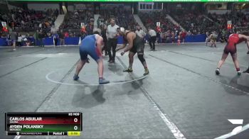 250 lbs Cons. Round 3 - Ayden Polansky, Republic vs Carlos Aguilar, Salina