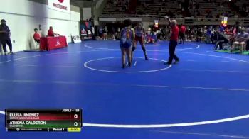 138 lbs Cons. Round 2 - Ellisa Jimenez, Somar Wrestling Club vs Athena Calderon, California