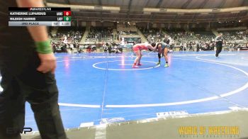 3rd Place - Katherine Lupardus, All-American Wrestling Club vs Rileigh Harris, Lady Warriors Wrestling Club