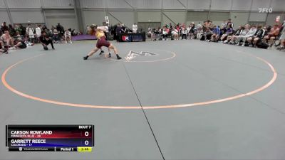 157 lbs Round 2 (8 Team) - Carson Rowland, Minnesota Blue vs Garrett Reece, Colorado