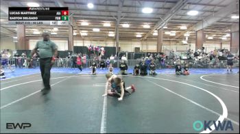 46 lbs Quarterfinal - Lucas Martinez, Aztec Grappling Academy vs Easton Delgado, Prime Wrestling