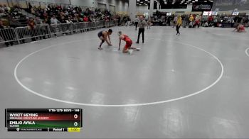 144 lbs Cons. Round 4 - Emilio Ayala, Illinois vs Wyatt Heying, Ironhawk Wrestling Academy