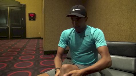 Donavan Brazier on his 1500 potential and if Clayton Murphy would've beat him in the NCAA 800 final