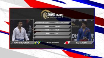 Matheus Onda vs. Keita Arai 2016 Tokyo Grand Slam