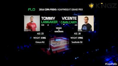 Tommy Langaker vs Vicente Cavalcante Copa Podio 2016 Heavyweight Grand Prix