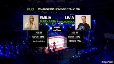 Emilia Tuukkanen vs Livia Gluchowska Copa Podio 2016 Heavyweight Grand Prix