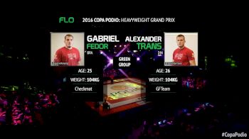 Alexander Trans vs Gabriel Lucas Copa Podio 2016 Heavyweight Grand Prix