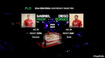 Diego Borges vs Gabriel Lucas Copa Podio 2016 Heavyweight Grand Prix