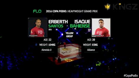 Erberth Santos vs Isaque Bahiense Copa Podio 2016 Heavyweight Grand Prix