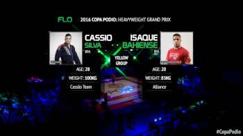 Isaque Bahiense vs Cassio Francis Copa Podio 2016 Heavyweight Grand Prix