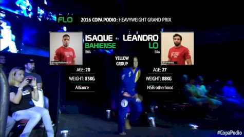 Leandro Lo vs Isaque Bahiense Copa Podio 2016 Heavyweight Grand Prix