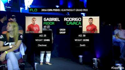 Rodrigo Cavaca vs Gabriel Lucas Copa Podio 2016 Heavyweight Grand Prix