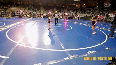 57 lbs Round Of 32 - Mary Jane Zuber, 505 WC vs Jessie Kelly, Savage House Wrestling Club