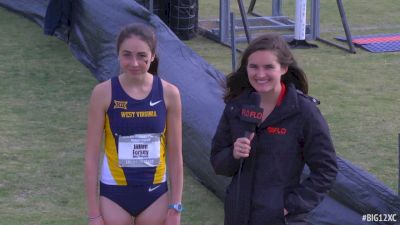 West Virginia's Jillian Forsey after her Big 12 runner-up finish