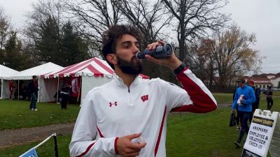 Morgan McDonald after leading Wisconsin to a Big 10 win